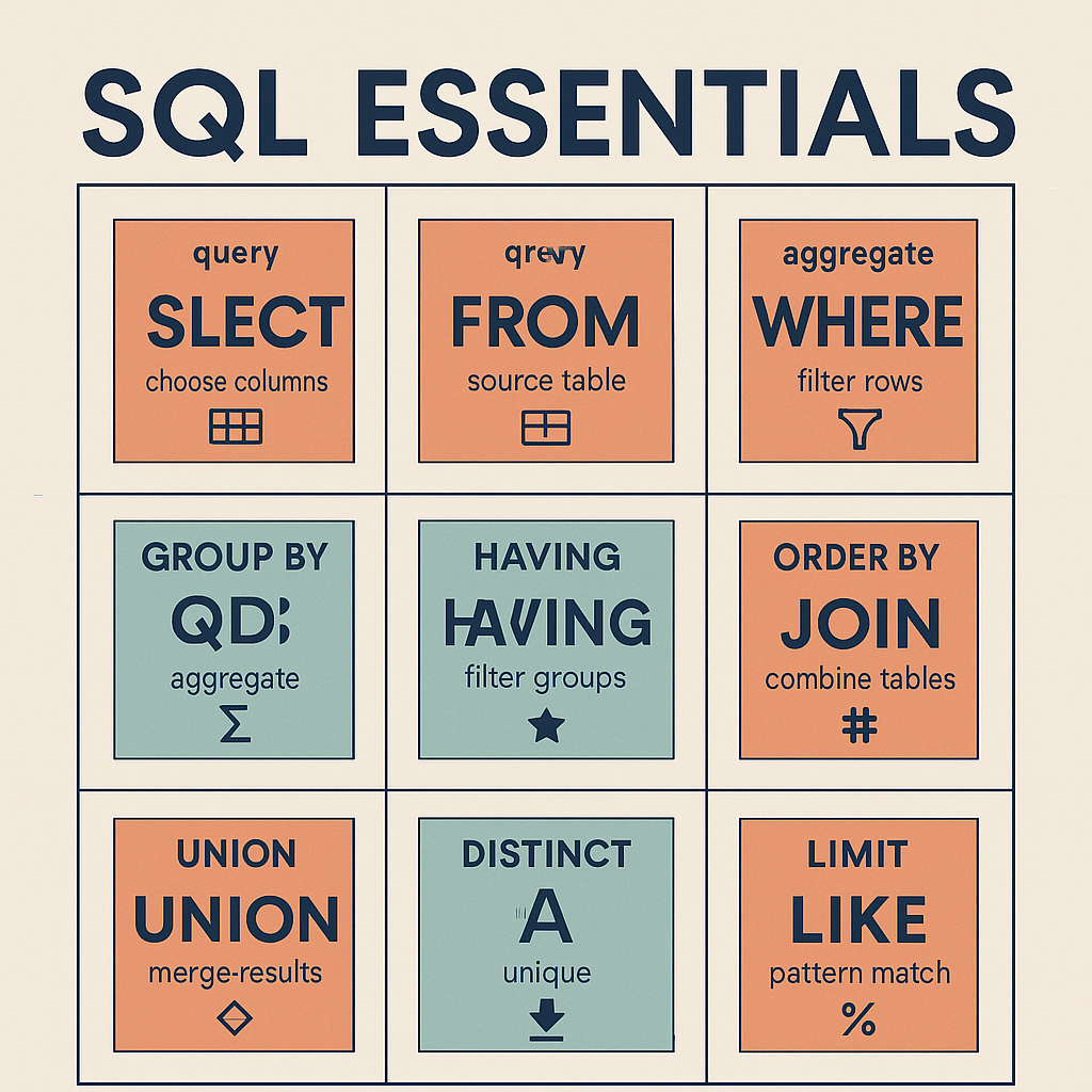 10 Essential SQL Commands for Data Analysis and Reporting