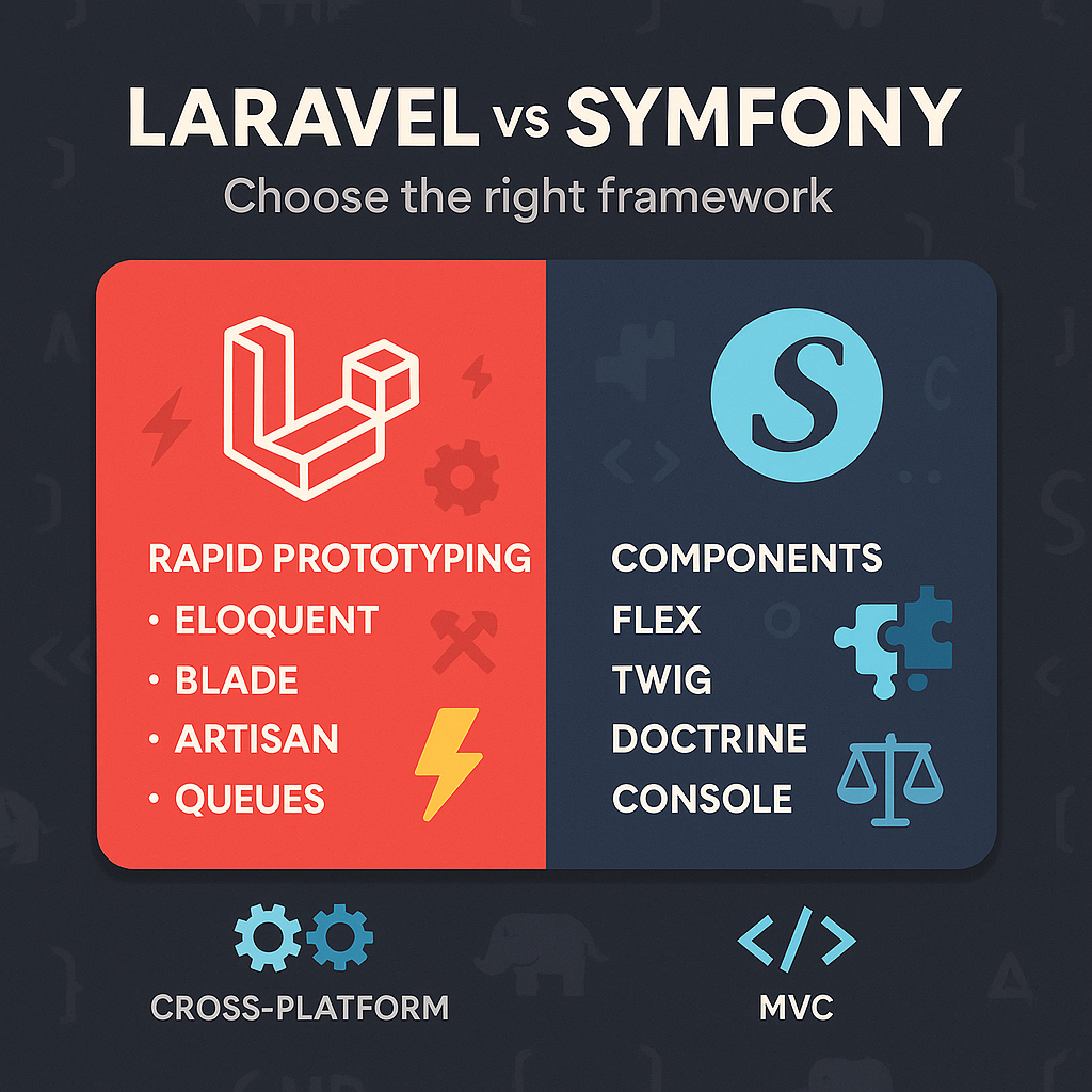 Laravel or Symfony? Choose the Right One for Your Next Project