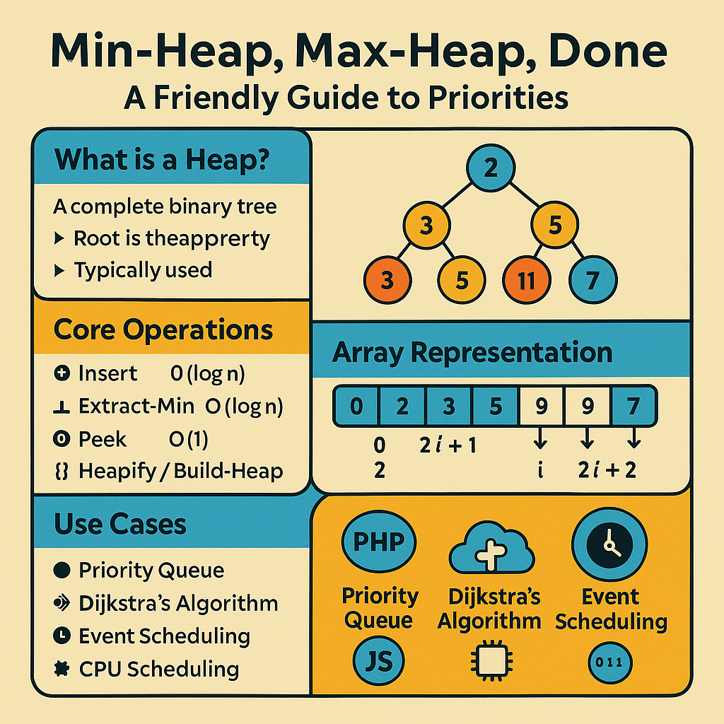 Min-Heap, Max-Heap, Done: A Friendly Guide to Priorities