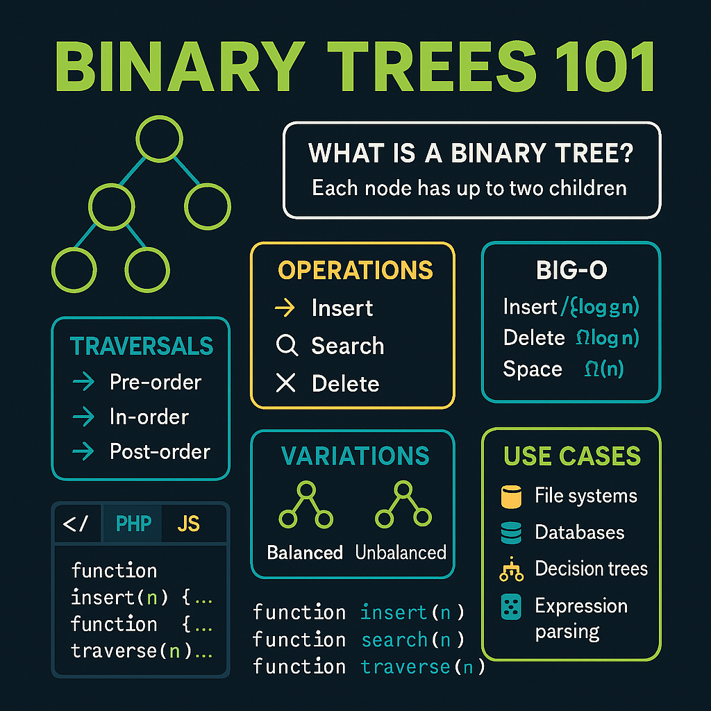 Binary Trees 101: Building, Traversing, and Searching